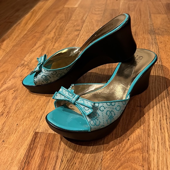 vintage guess y2k platform sandals - Picture 2 of 7